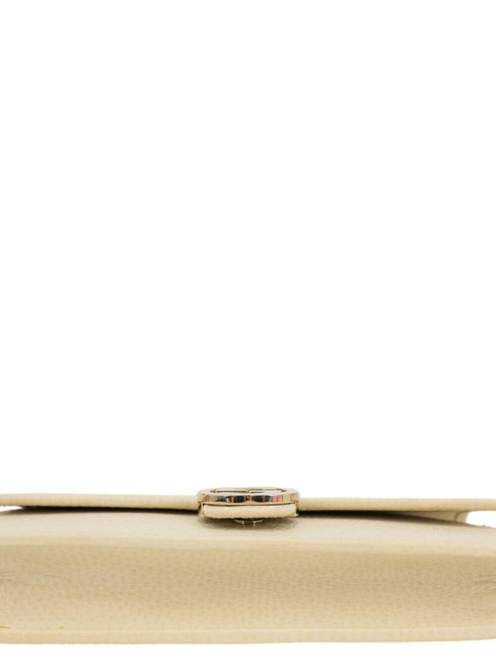 Gucci  GG Interlocking Leather Wallet On Chain Crossbody Bag Off White 615523 - Picture 10 of 14